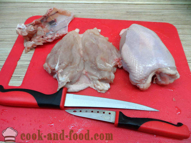 Vistas krūtiņa ar sēnēm baltvīna - kā gatavot vistas krūtiņa tvaicēta multivarka ar sēnēm, soli pa solim recepšu fotogrāfijas
