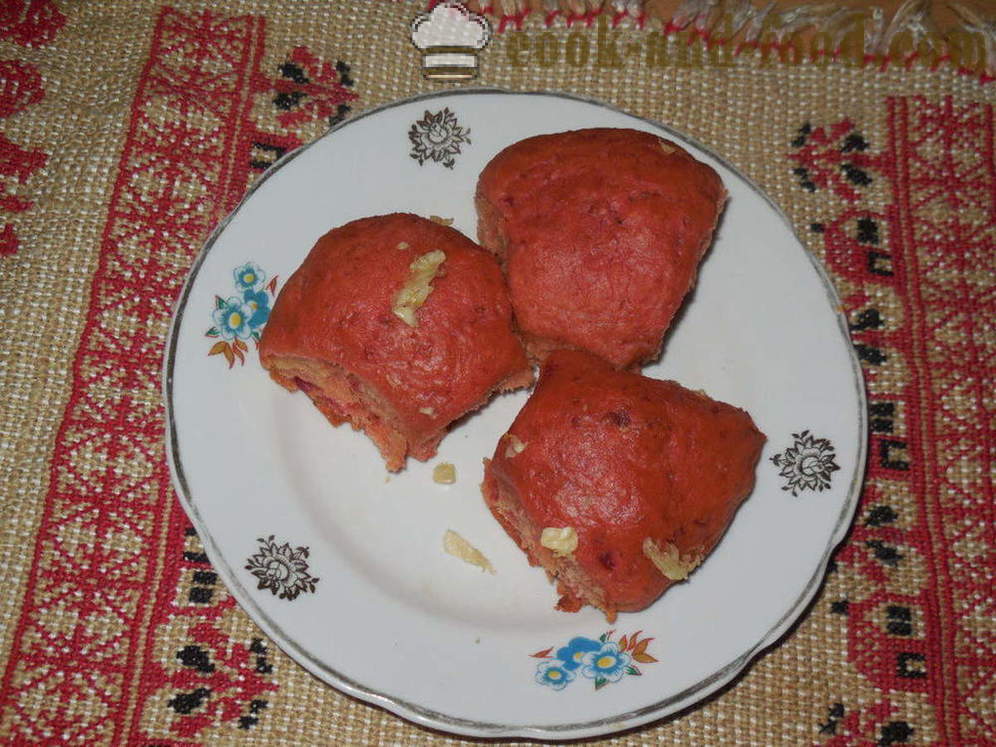 Ukrainas pelmeņi ar ķiploku borscht, lai - kā cept pelmeņus ar ķiplokiem krāsnī, ar soli pa solim recepšu fotogrāfijas