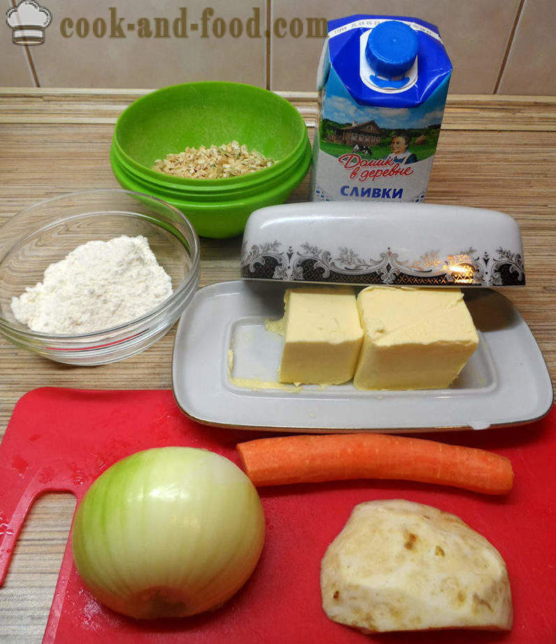 Croquettes saskaņā bešamela mērce ar krāsnī - kā pagatavot kotletes ar kartupeļiem un krējuma mērci, soli pa solim recepšu fotogrāfijas