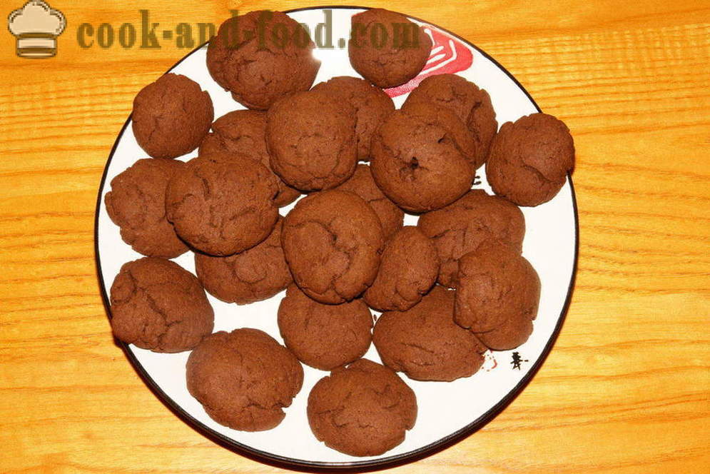 Ātri un viegli šokolādes cepumi - kā padarīt šokolādes chip cookies mājās soli pa solim recepšu fotogrāfijas