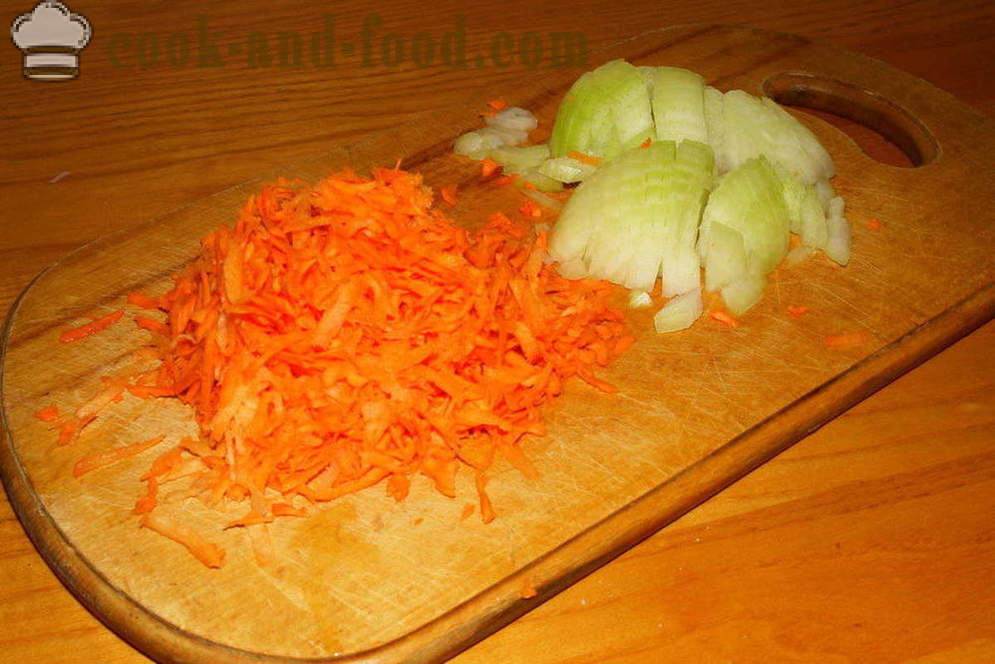 Uztura pildījumu pipari cep krāsnī - kā gatavot pildīti pipari ar gaļu un rīsiem, ar soli pa solim recepšu fotogrāfijas