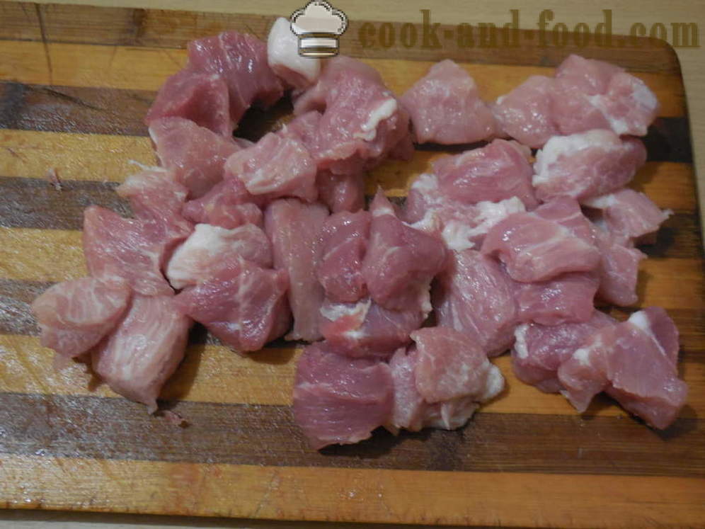 Pot cepetis ar gaļu un kartupeļiem - kā gatavot pot cepetis krāsnī, ar soli pa solim recepšu fotogrāfijas