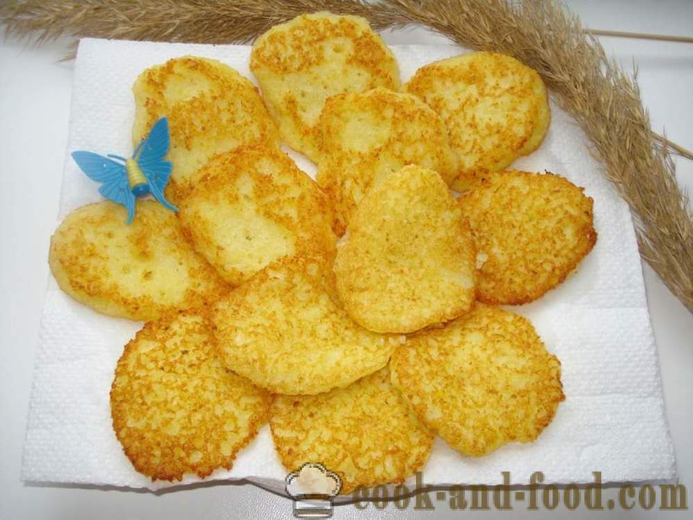 Kartupeļu pankūkas, kartupeļu pankūkas un kartupeļu pankūkas - kā padarīt pankūkas no kartupeļiem, soli pa solim recepšu fotogrāfijas