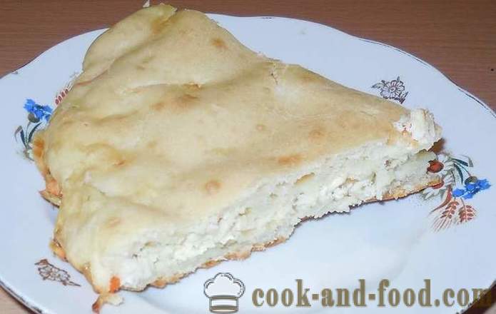 Želejā torte kefīru ar gaļu un dārzeņiem - kā gatavot pīrāgs pildīti ar pildījumu, soli pa solim recepšu fotogrāfijas