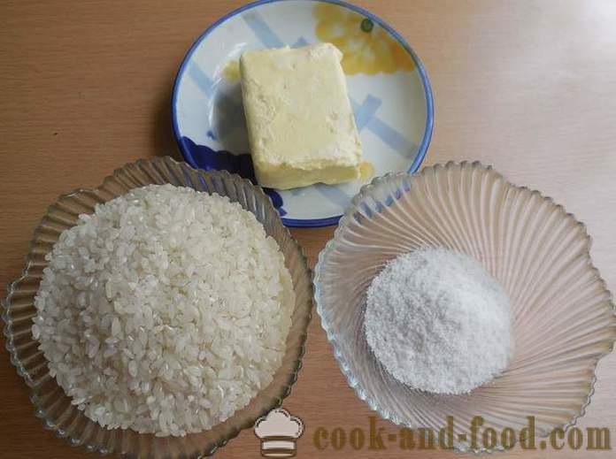 Kā pagatavot rīsu putra uz ūdens ar piedevām - recepti ar fotogrāfiju