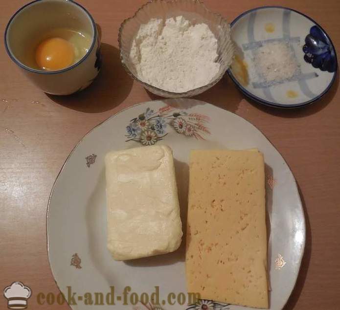 Sālītas krekeri ar sieru cepeškrāsnī - kā padarīt siera cepumi, recepte ar foto