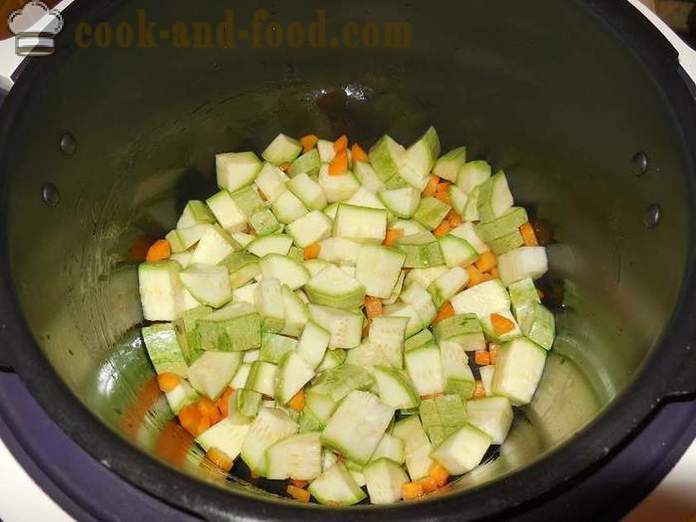 Dārzeņu sautējums ar cukini, kāpostiem un kartupeļiem multivarka - kā gatavot dārzeņu sautējums - recepte soli pa solim, ar fotoattēliem