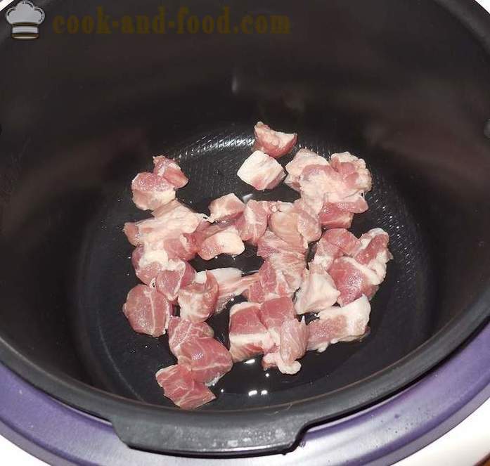 Zirņu zupa multivarka, ar gaļu un kūpinātu desu - kā gatavot zirņu zupa - soli pa solim recepšu fotogrāfijas