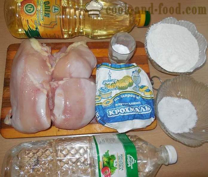 Kā gatavot vistas pannā ar cieti - sulīga un garšīga - recepti ar fotogrāfiju