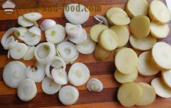 Dārzeņu sautējums ar sēnēm un kartupeļiem multivarka - kā gatavot dārzeņu sautējums - recepte ar fotogrāfijām - soli pa solim