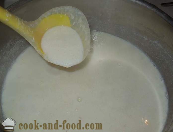 Kā pagatavot biezputru ar pienu bez kunkuļiem - soli pa solim recepte mannas ar fotoattēliem