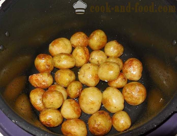 Jaunie kartupeļi multivarka ar skābo krējumu, dillēm un ķiplokiem - soli pa solim receptes ar fotogrāfijām, kā garšīgu pagatavot jaunos kartupeļus