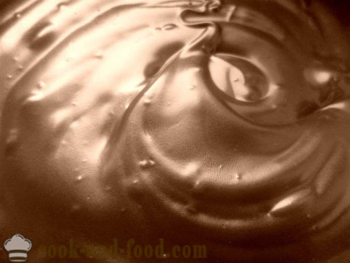 Šokolādes krējuma un piena glazūru - laba recepte, kā padarīt šokolādes glazūra