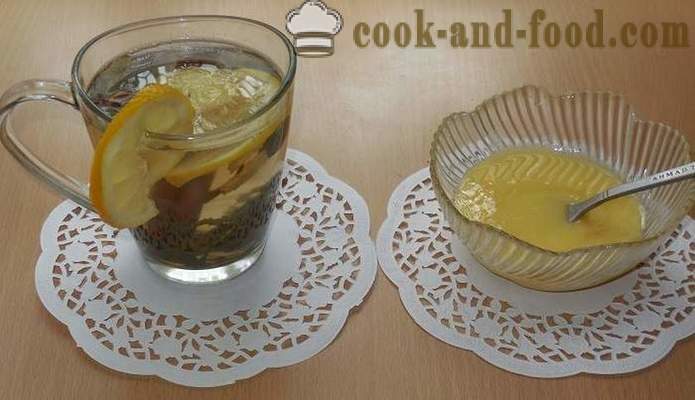 Zaļā tēja ar ingveru, citronu, medus un garšvielas - Kā pagatavot ingvera tēju recepti ar fotoattēliem.