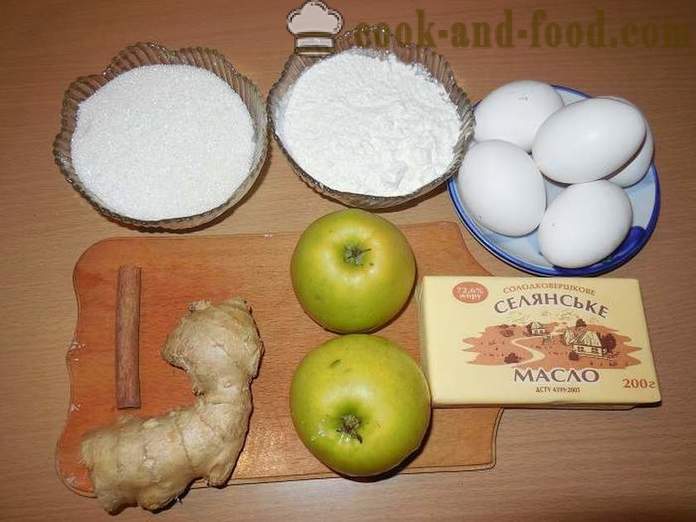 Sulīgs ābolu pīrāgs multivarka ar kanēli un ingveru - kā padarīt ābolu pīrāgs multivarka, soli pa solim recepti ar fotogrāfijām.