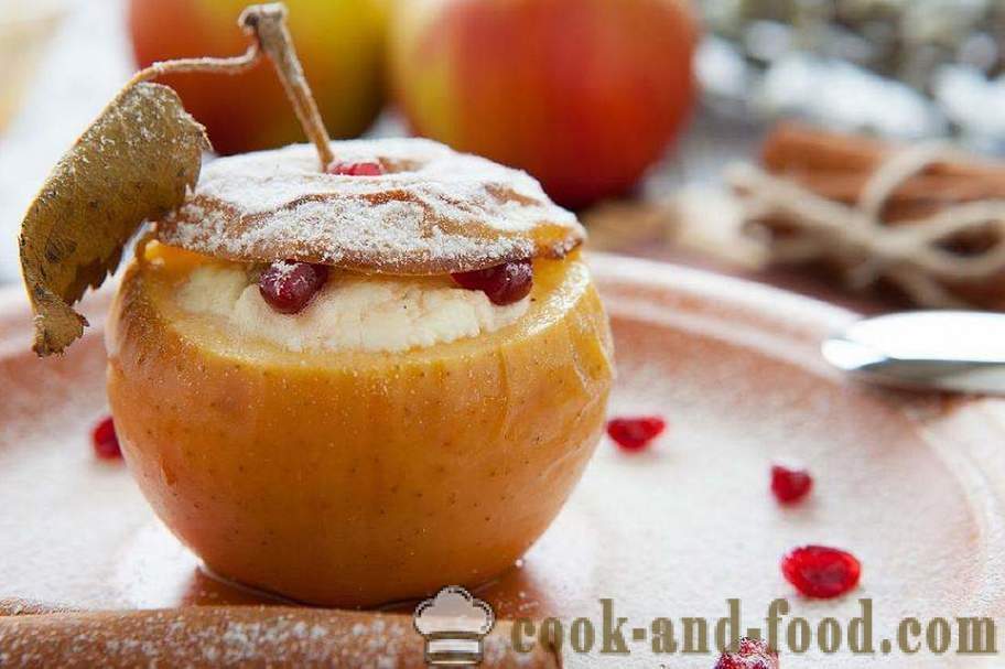 Kā pagatavot ceptus ābolus - video receptes mājās