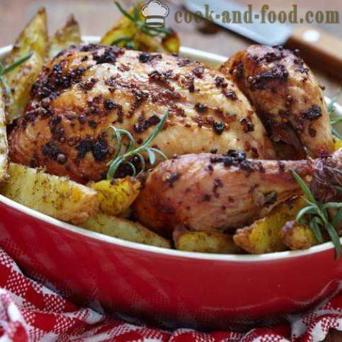 Recipe vistas ar kartupeļiem krāsnī