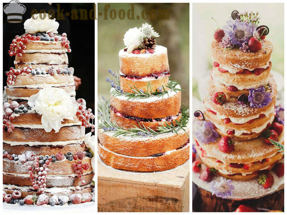 Izvēlieties visvairāk modes kāzu torte - video receptes mājās