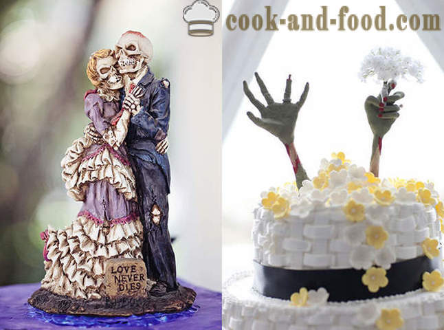 Izvēlieties visvairāk modes kāzu torte - video receptes mājās
