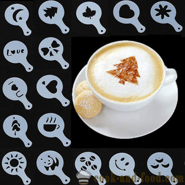 Zīmējumi uz Coffee: glezniecība latte art